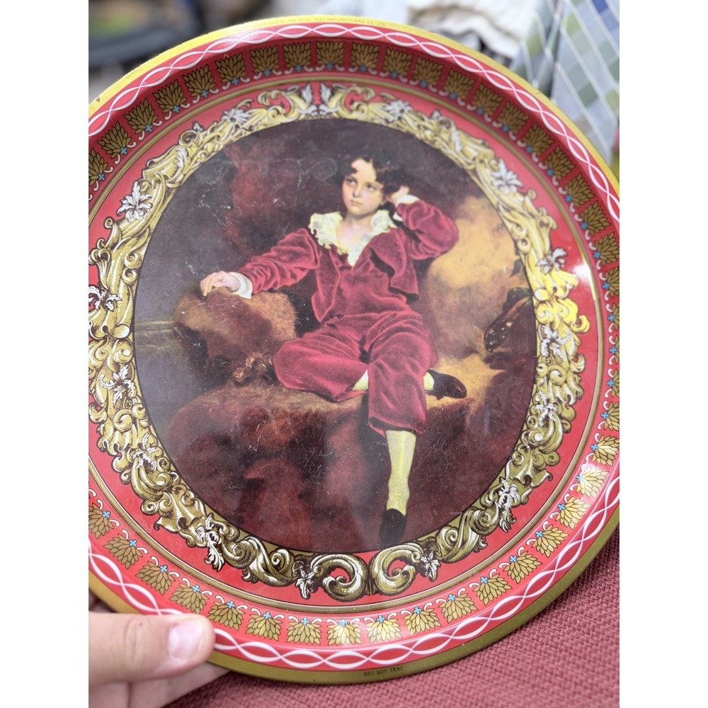 Rare MTM Elite Tray THE RED BOY Sir Thomas Lawrence Master Lambton Art